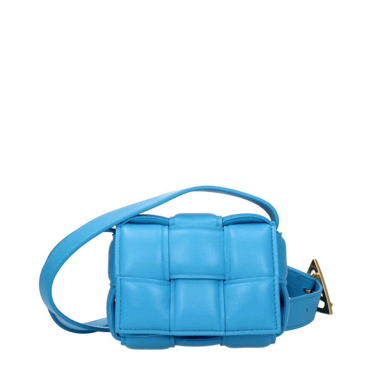 【新品】BOTTEGA VENETA ボッテガヴェネタ レディース クロスボディバッグ レザー ライトブルー 716648VCQR14619