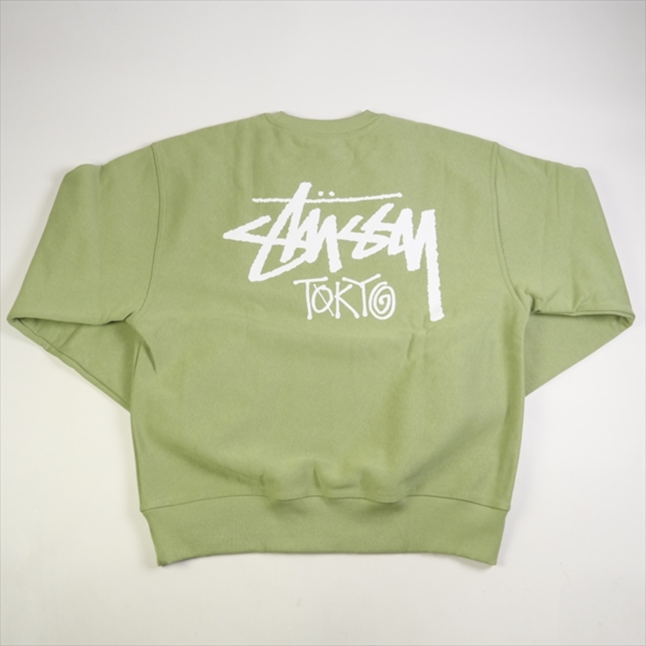 Size【L】 STUSSY ステューシー 23AW STOCK TOKYO CREW ASH MOSS 東京 