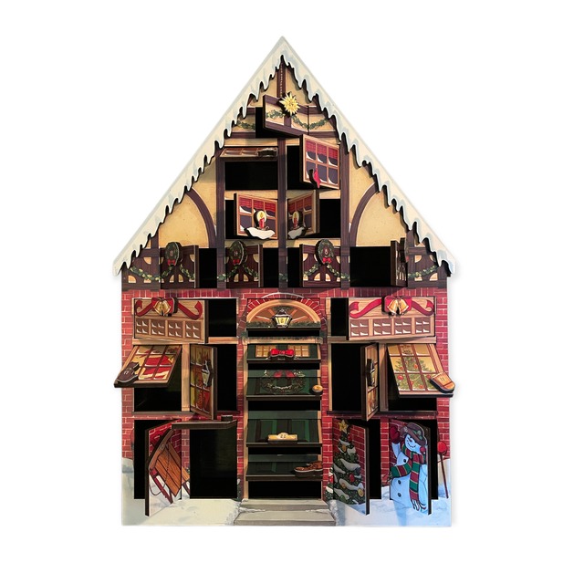 木製アドベントカレンダー　HOUSE