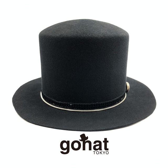 Wool HAT / ブラック 黒 帽子 ハット HAT シルクハット 風