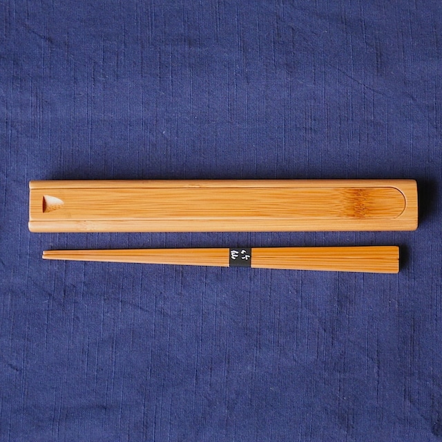 箸箱(小)と箸セット　竹仙