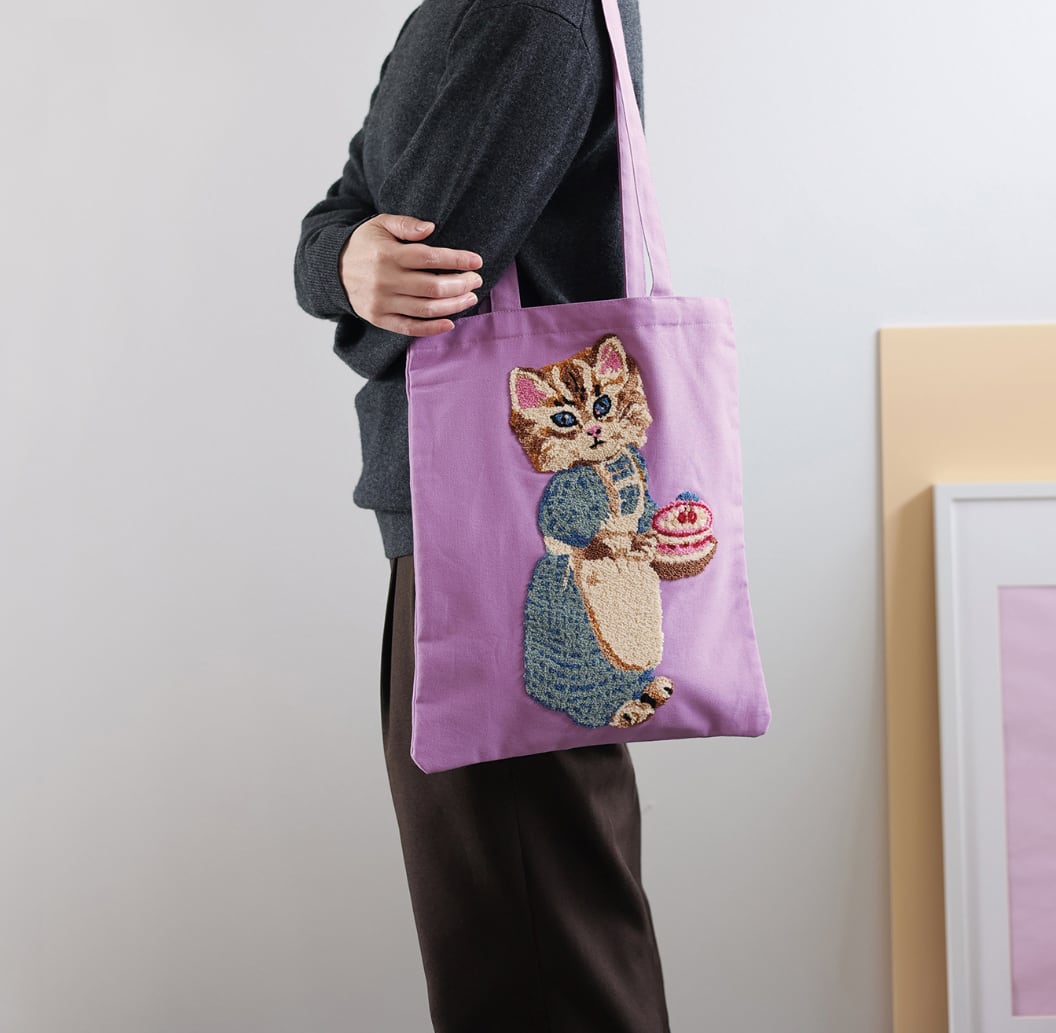 ナタリー・レテ モコモコ刺繍のトートバッグ 全6種 | emzemz