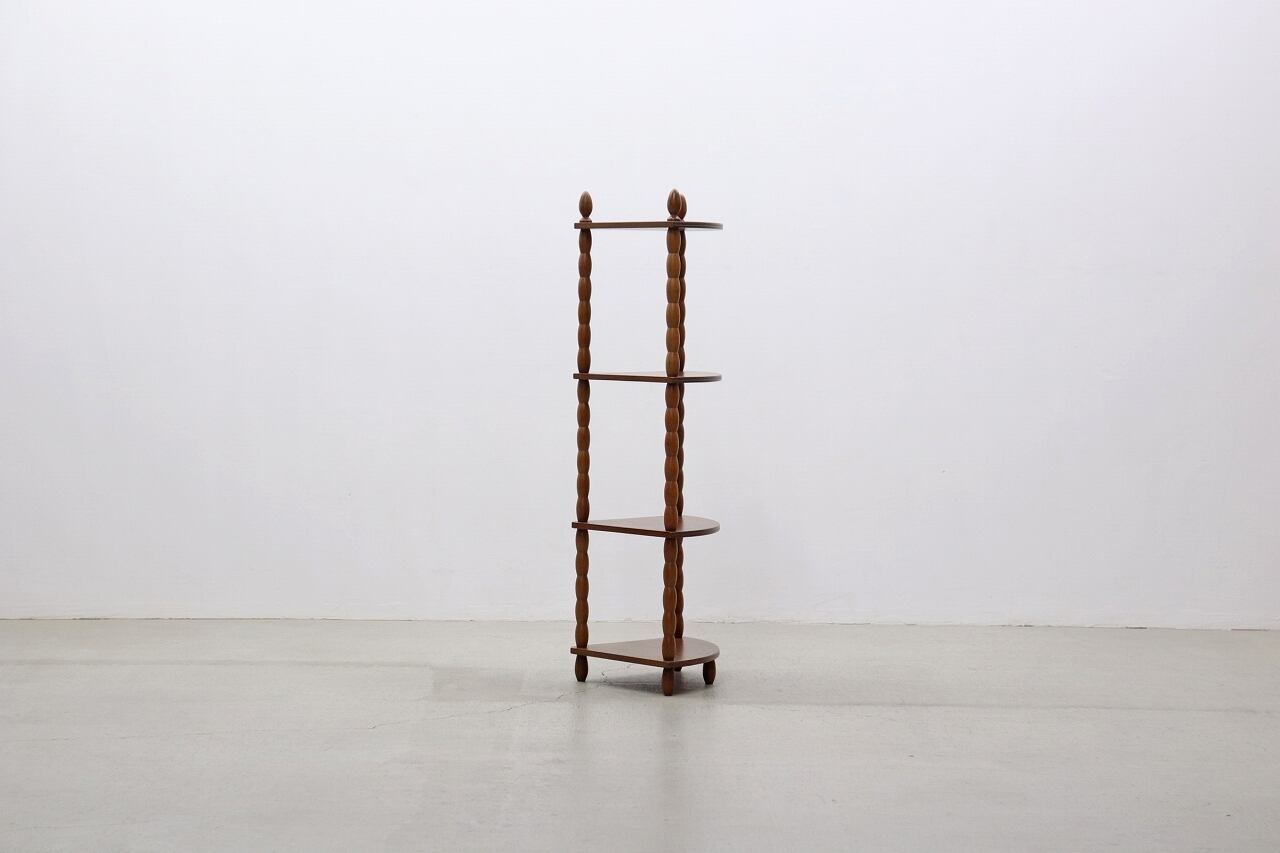 沼津店】レトロ ナジコ コーナー オープンシェルフ 飾り棚 ラック 花台