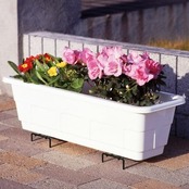 トラスコ中山(TRUSCO) プランタースタンド 黒 2個入 PRS-2-BK