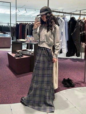【25AW】HOUGA ホウガ /   wisteria skirt / スカート