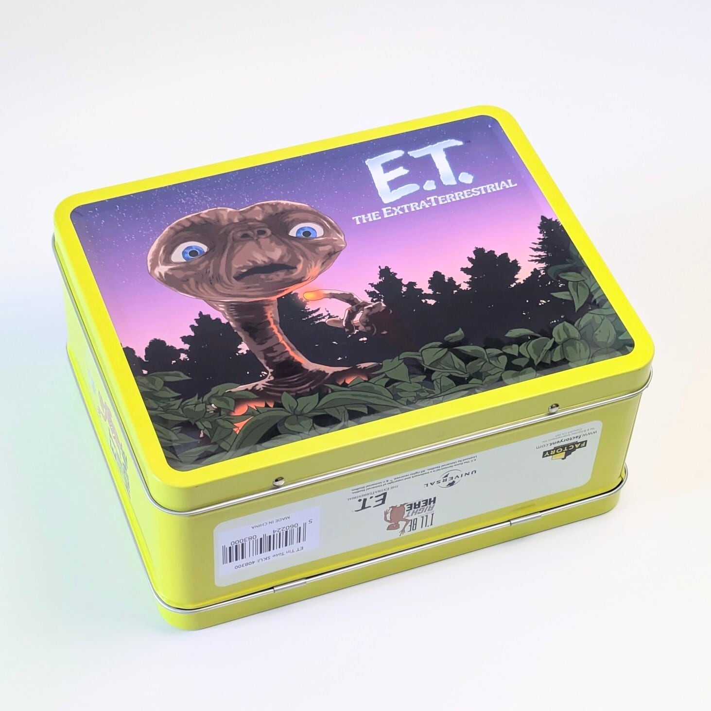 【 E.T.( イーティー )】Tin LUNCH BOX / ランチボックス / ブリキ缶 〚アメリカン雑貨 アメトイ〛