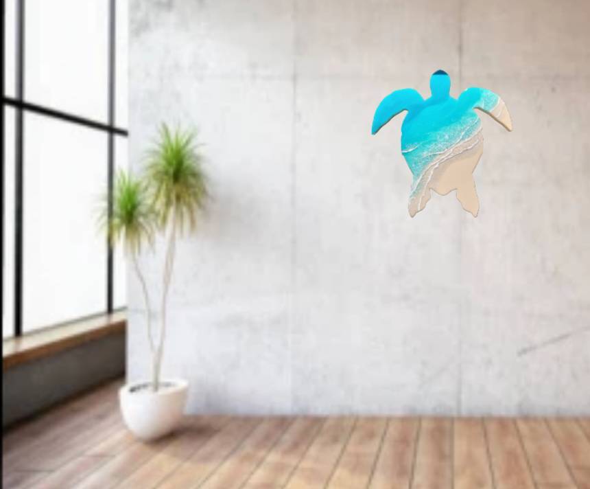 212.オーシャンレジンアート お好きな文字お入れします。