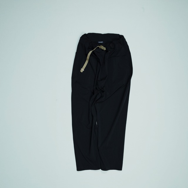 FAT PANTS    4WAY STRETCH    BLACK