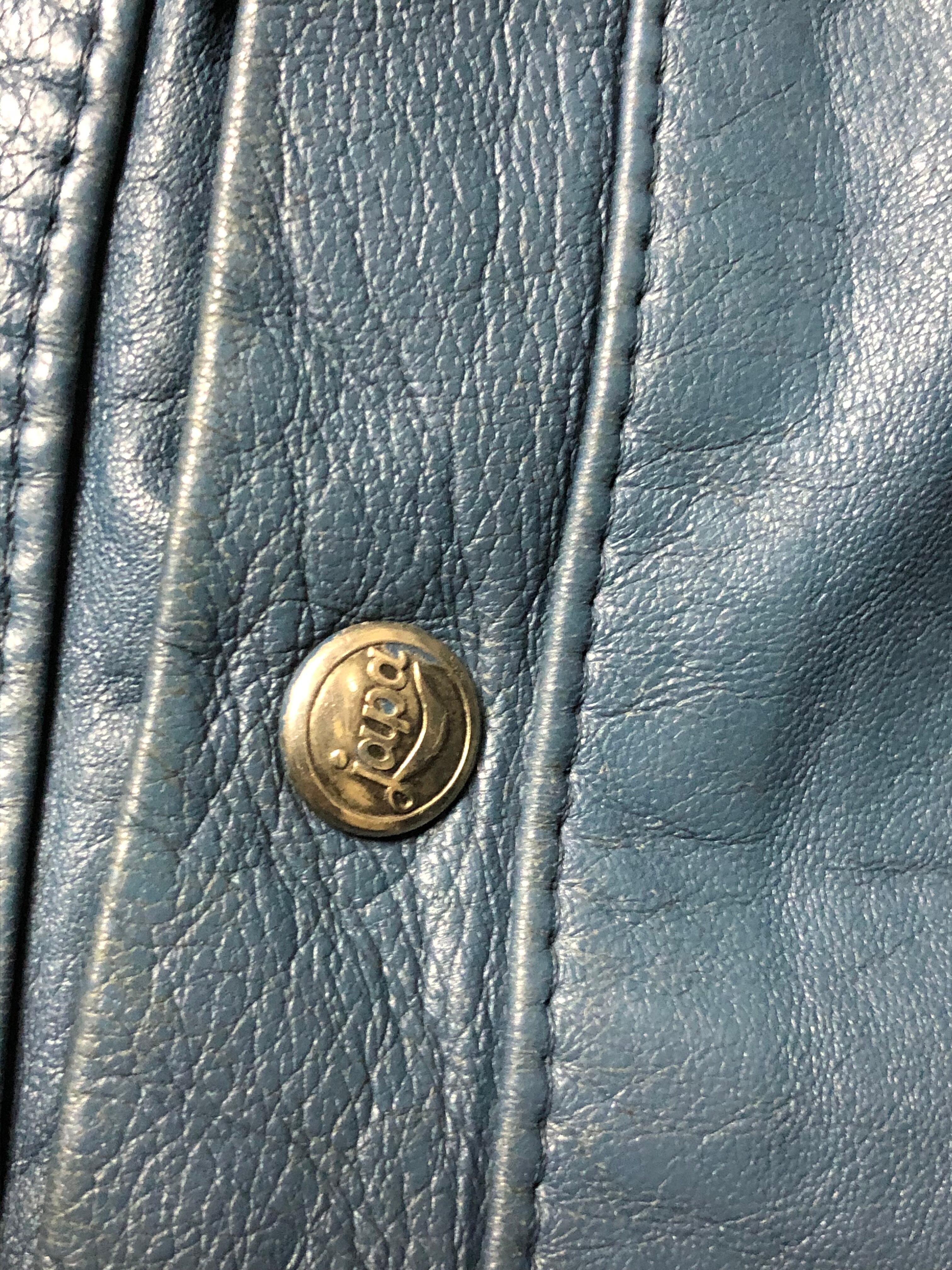 90s EURO VINTAGE JAPA レザー空軍フランスネイビー