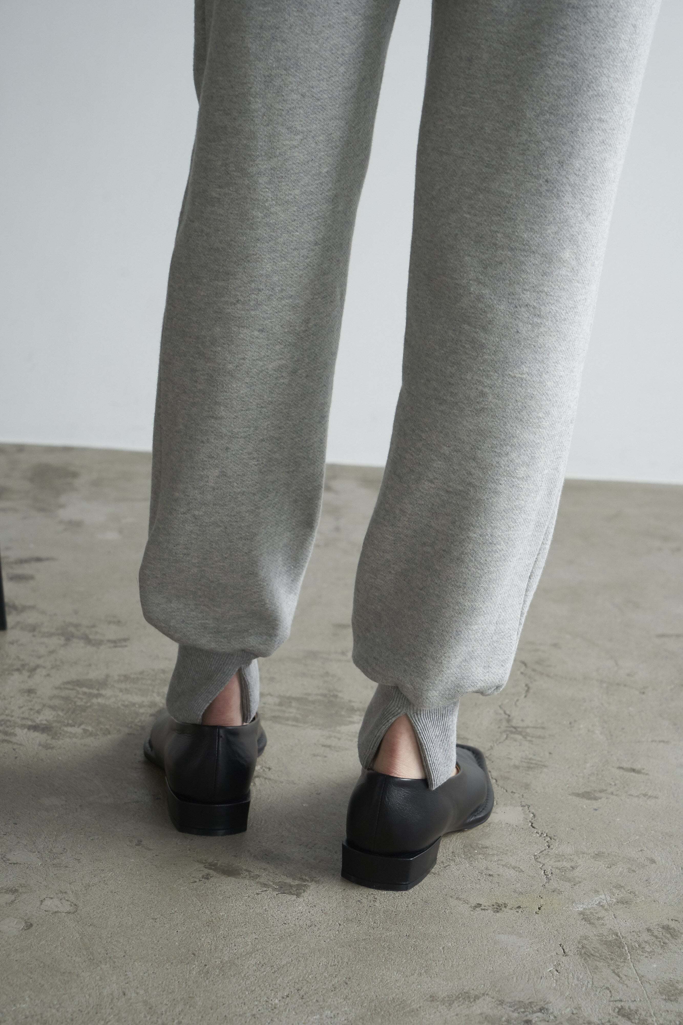 CLANE BULKY SLIT SWEAT SET UP gray 2