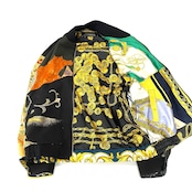 【bomber39】再構築リバーシブルボンバー Kimono×vintage scarf MIX BOMBER reversible JACKET