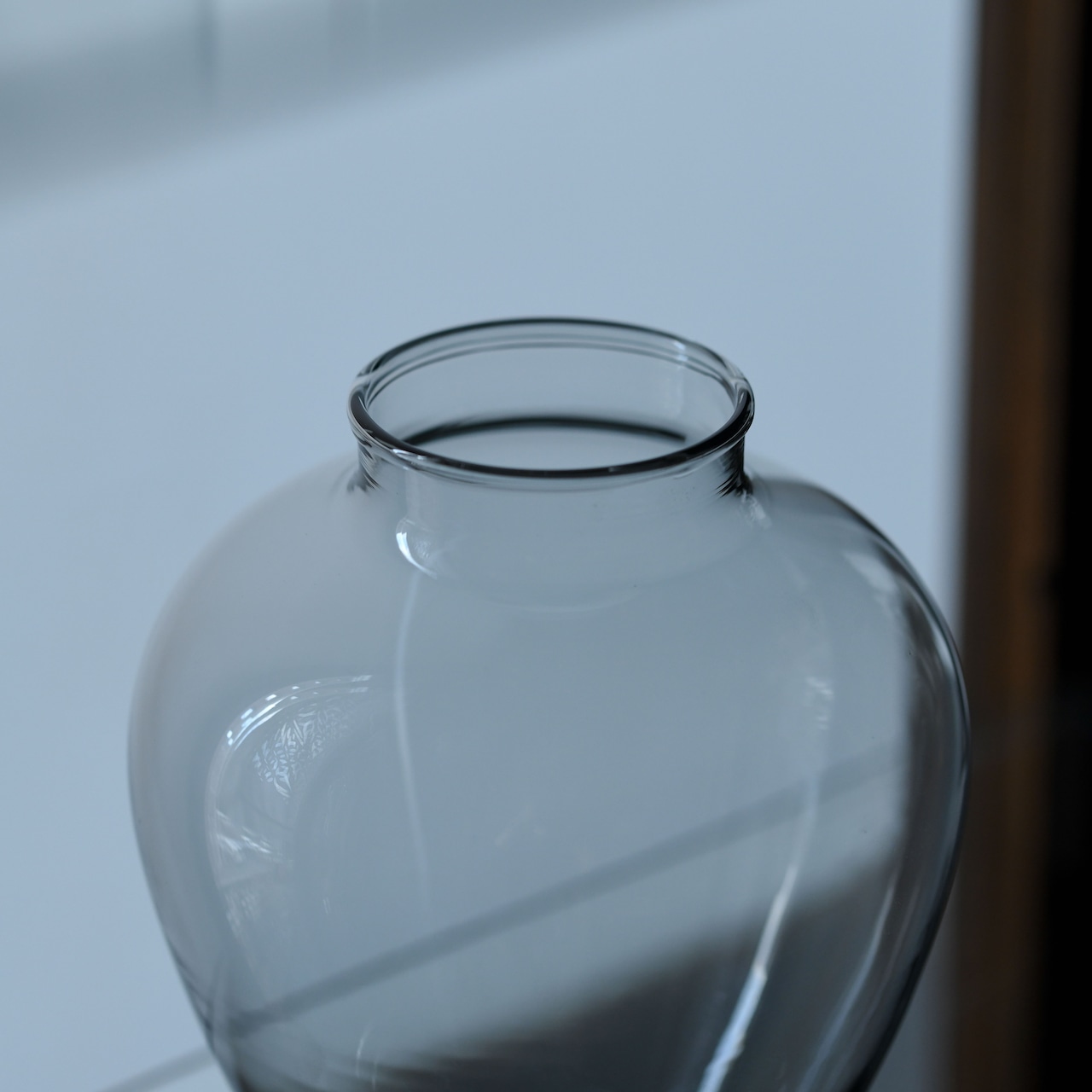 RITO GLASS 蓋物（グレー）