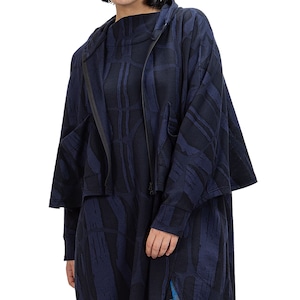 【最新作】シャドーインレージャガード ドルマンパーカー【260-2229】Inlay Jacquard Dolman Hoodie
