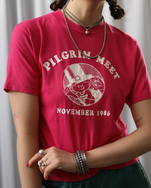 1980's Pilgrim Meet / Printed T-Shirt