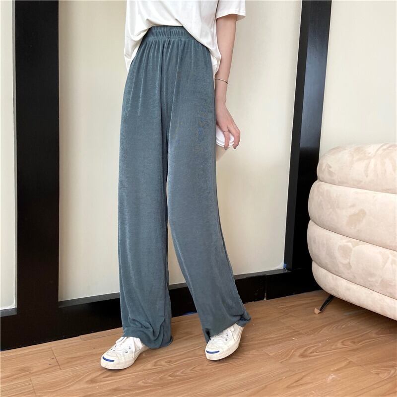 カジュアルパンツ2020夏新ネットセレブスーパーファイアフェアリーシェイクパンツは背が高くて細くて着心地の良いワイドレッグパンツ 1号婦人97629038949