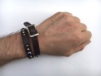 エルエー ナイツ ブルー 2:MADE in LA メイド イン エルエー レザー ブレスレット