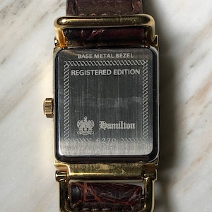 HAMILTON driver's quartz watch