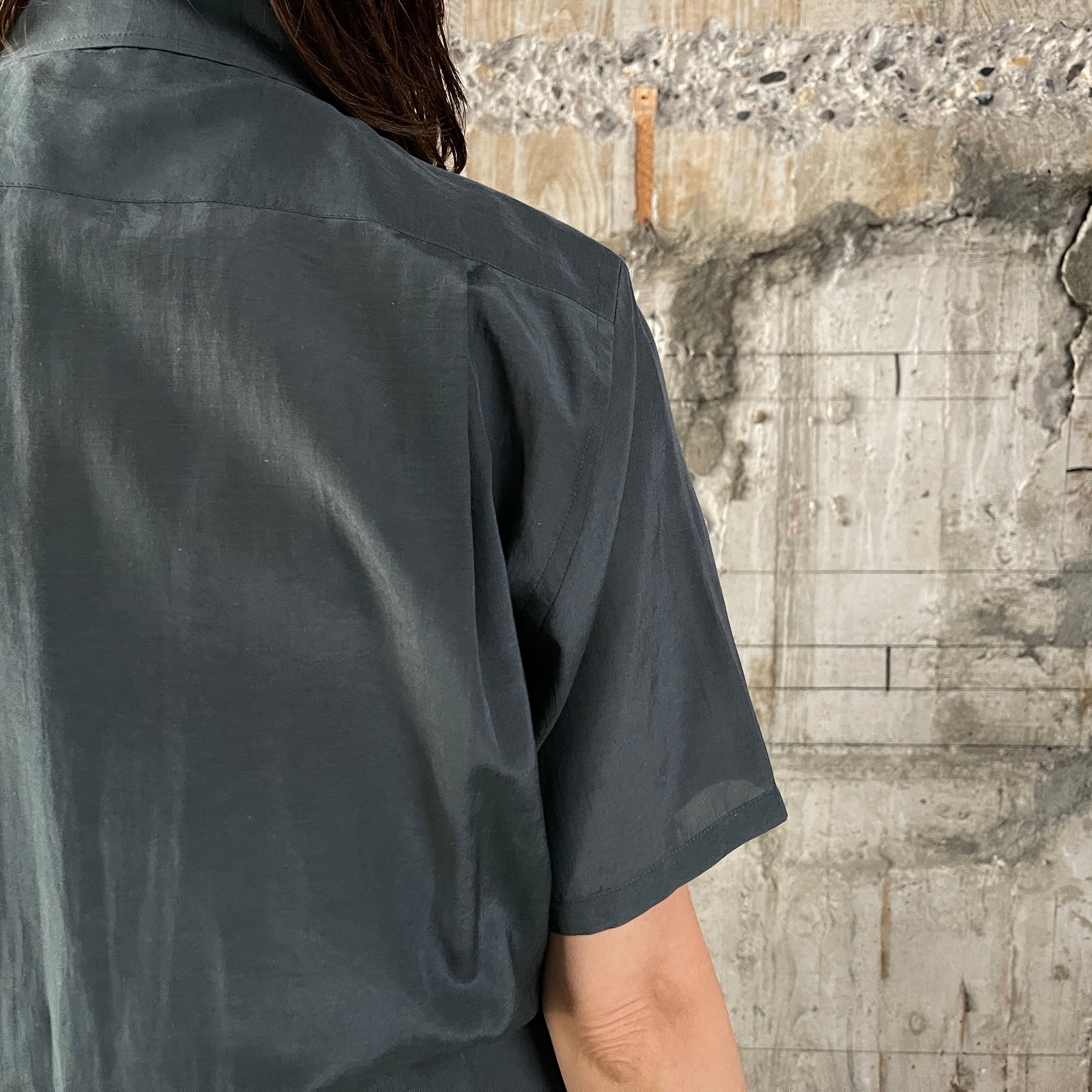 新品未使用⭐︎HYKE（ハイク）⭐︎TAC LAWN SHIRT⭐︎ブラック TA/C LAWN SHIRT-ローンシャツ-HYKE（ハイク）通販| st company