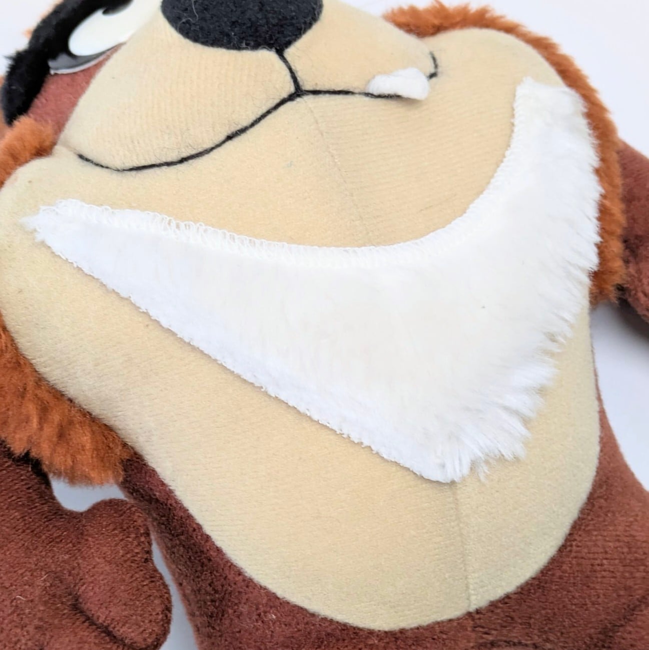 ☆VINTAGE 1992☆【 Looney Tunes ( ルーニーテューンズ )】1992 McDonald's Christmas Tasmanian Devil TAZ Stuffed Plush Looney Tunes タズマニアンデビル / マクドナルドクリスマスミールトイ / プラッシュ / ぬいぐるみ / オーナメント〚アメリカン雑貨 アメトイ〛