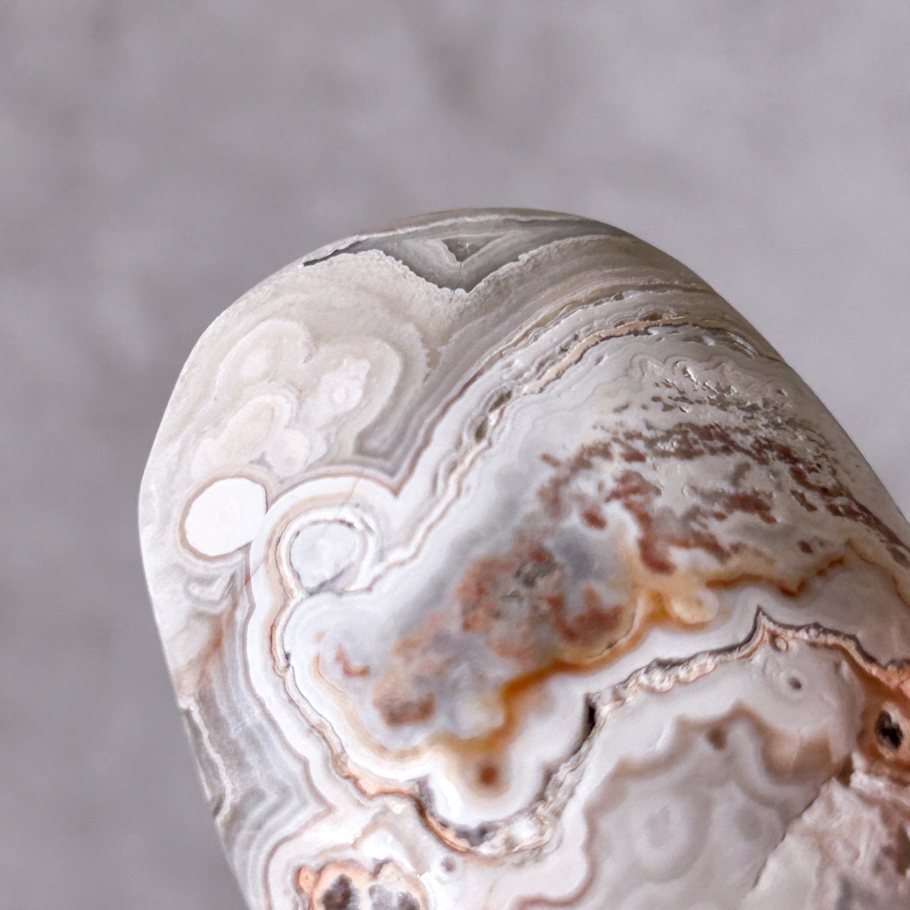 ホワイトメキシコアゲート 01 パーム * Agate * 天然石