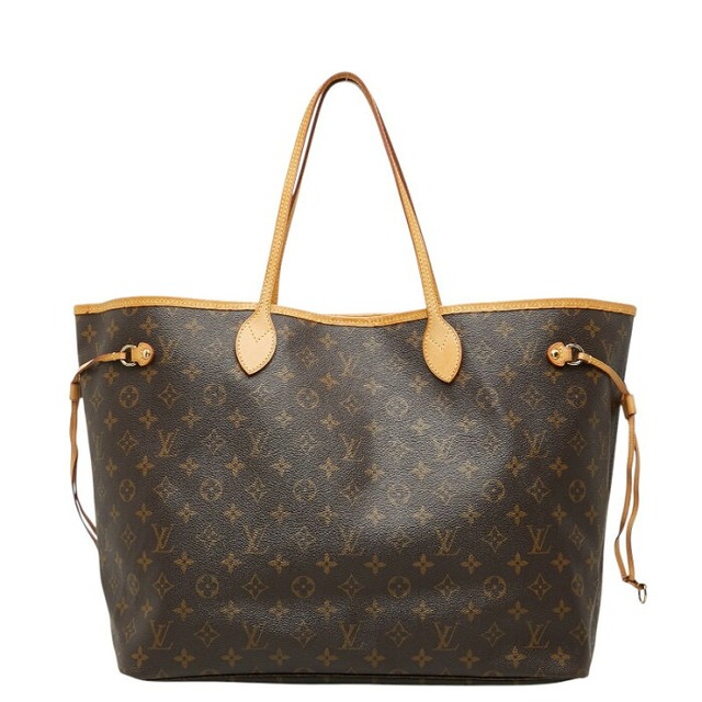 ルイ ヴィトン モノグラム ネヴァーフルGM トートバッグ ショルダーバッグ M40157 ブラウン PVC レザー レディース LOUIS VUITTON 【中古】