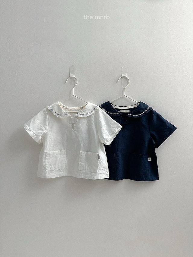 【ﾉﾍﾞﾙﾃｨ＆送料無料】Point Sailor Shirt  / minirobe
