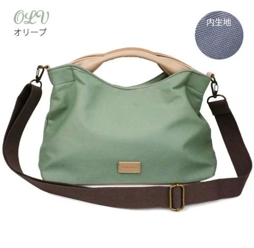 レガートラルゴ トート ミニ ショルダー レディース 変形 2way 軽い 軽量 ブランド シンプル　オリーブ