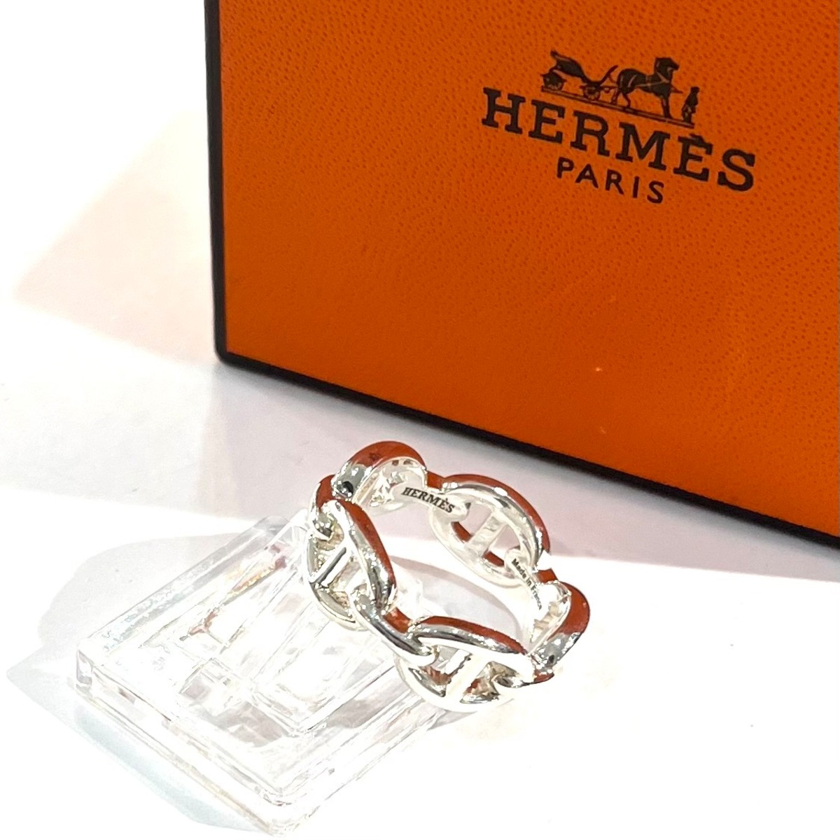 HERMÈS】【約13号53】2574 エルメス アンシェネ シェーヌダンクル 
