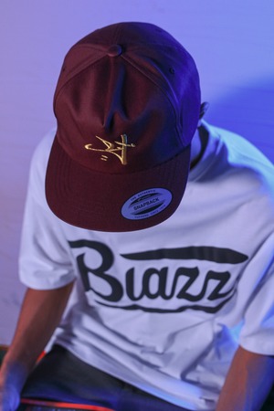 "RX"Signature 5-Panel Snapback [MAROON]