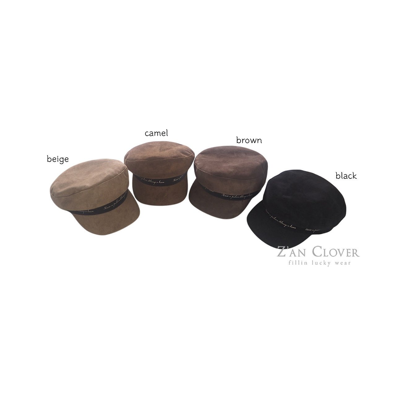 ZAN CLOVER［取寄］suede newsboy cap 26winter