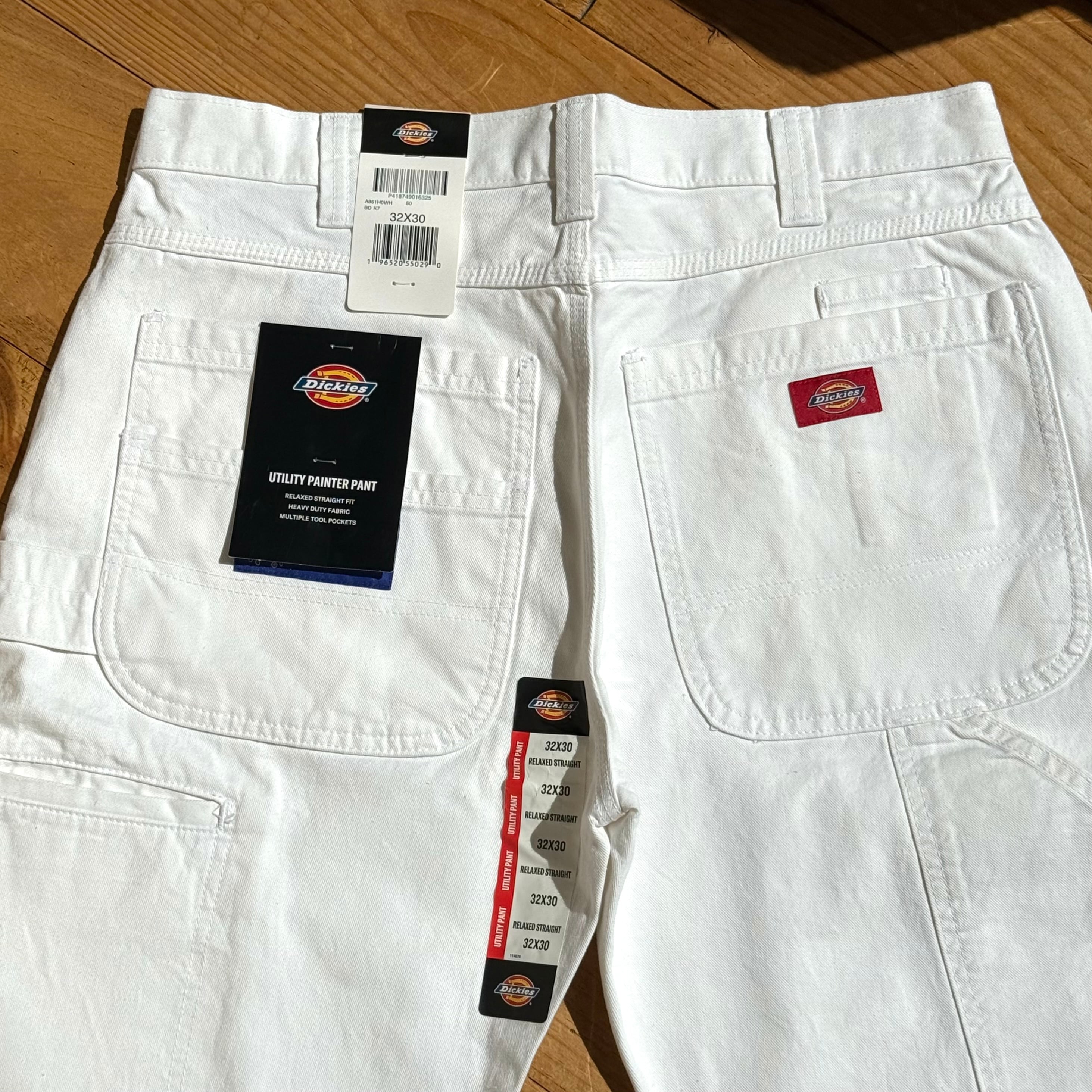 k*k様 Dickies W34 ペインターパンツ シャーウィンウィリアムズ 白 Dickies × SHERWIN WILLIAMS” UTILITY PAINTER PANT ディッキーズ