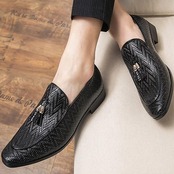 tassel leather shoes 00273