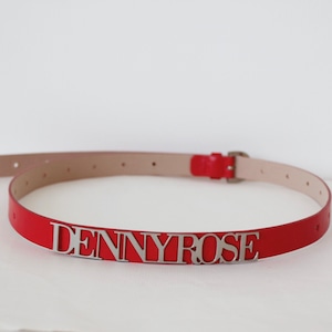 DENNY ROSE　ロゴ入り細ベルト：46DR91005 ¥17,000＋tax