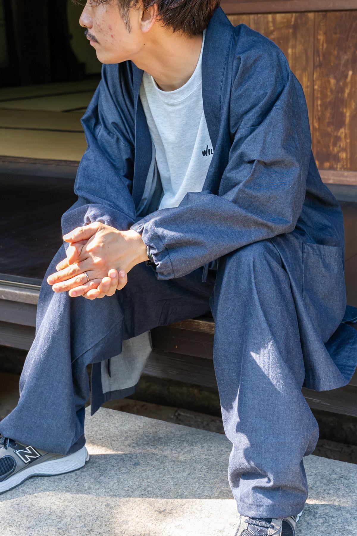 受注生産｜数量限定】清涼感を纏う「デニム作務衣-涼- / DENIM SAMUE