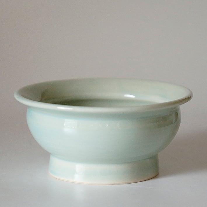 やさしい器シリーズ K-11 NEWリムボウル(ペールブルー)