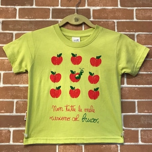 Item123 イタリア シチリア島から来た ファミリーでお揃いのTシャツ Bruco (いも虫) ベビー用