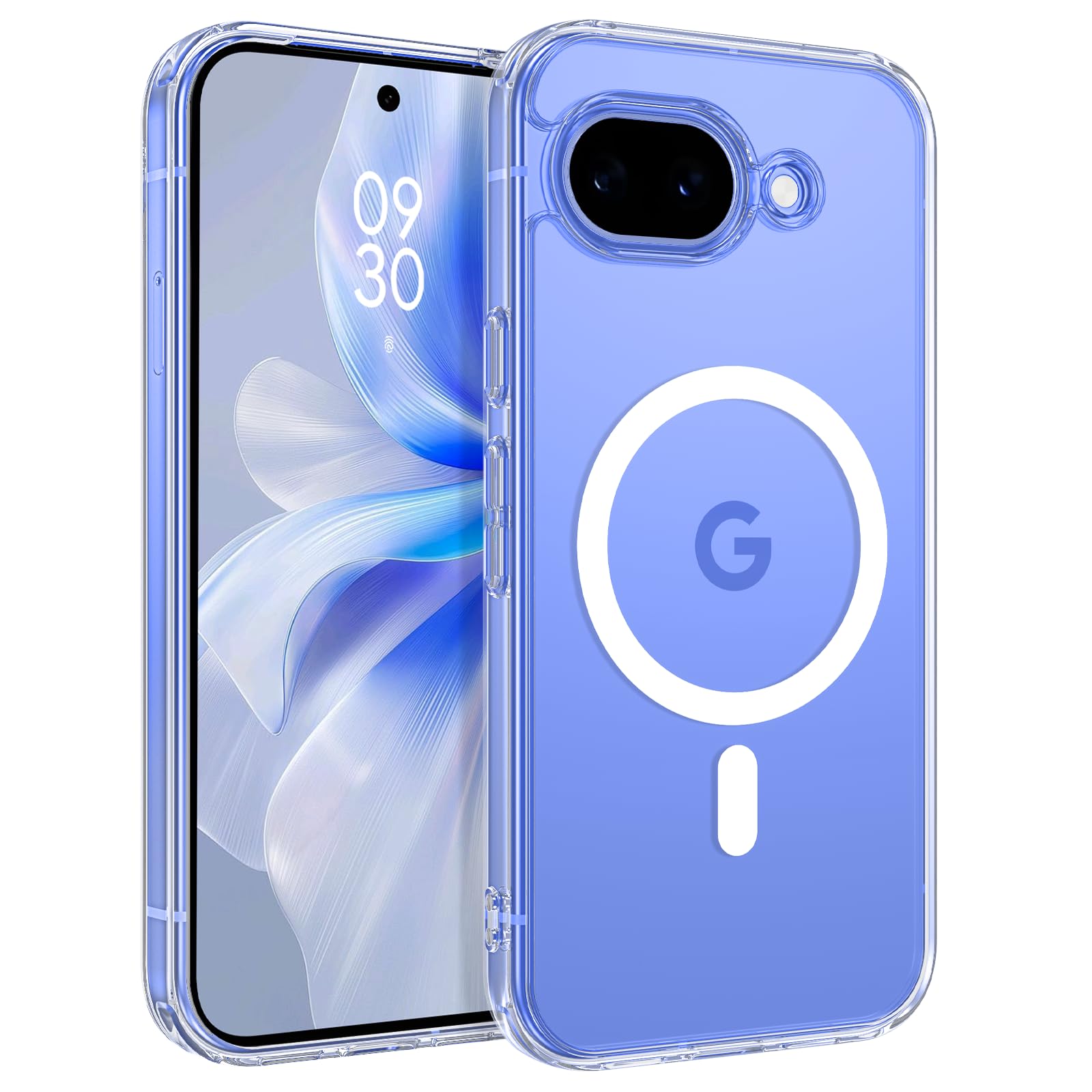 Telaso Google pixel 10a用 ケース magsafe対応 透明 耐衝撃性 ワイヤレス充電 グーグル ピクセル10a ケース マグセーフ対応 マグネット搭載 指紋防止 TPU PC レンズ保護 薄型 落下防止 全面保護 カバー クリア