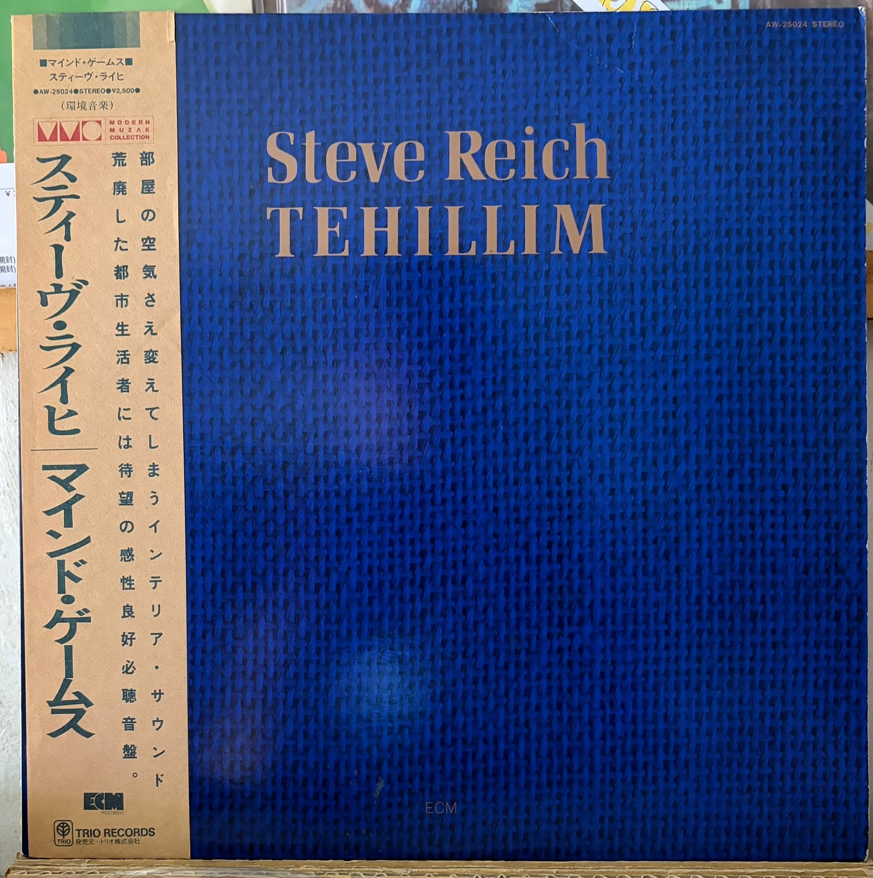 LP スティーブ・ライヒ/TEHILLIM テストプレス盤 Steve Reich 