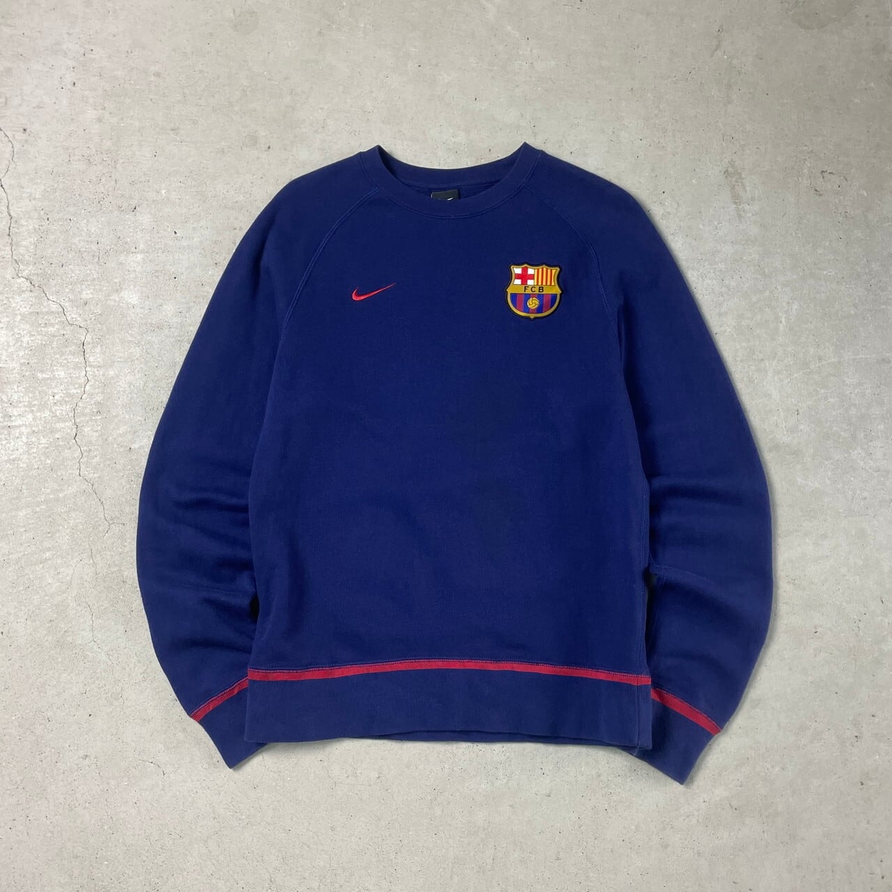 NIKE ナイキ バルセロナ サッカー スウェットシャツ ロゴ刺繍 メンズM 
