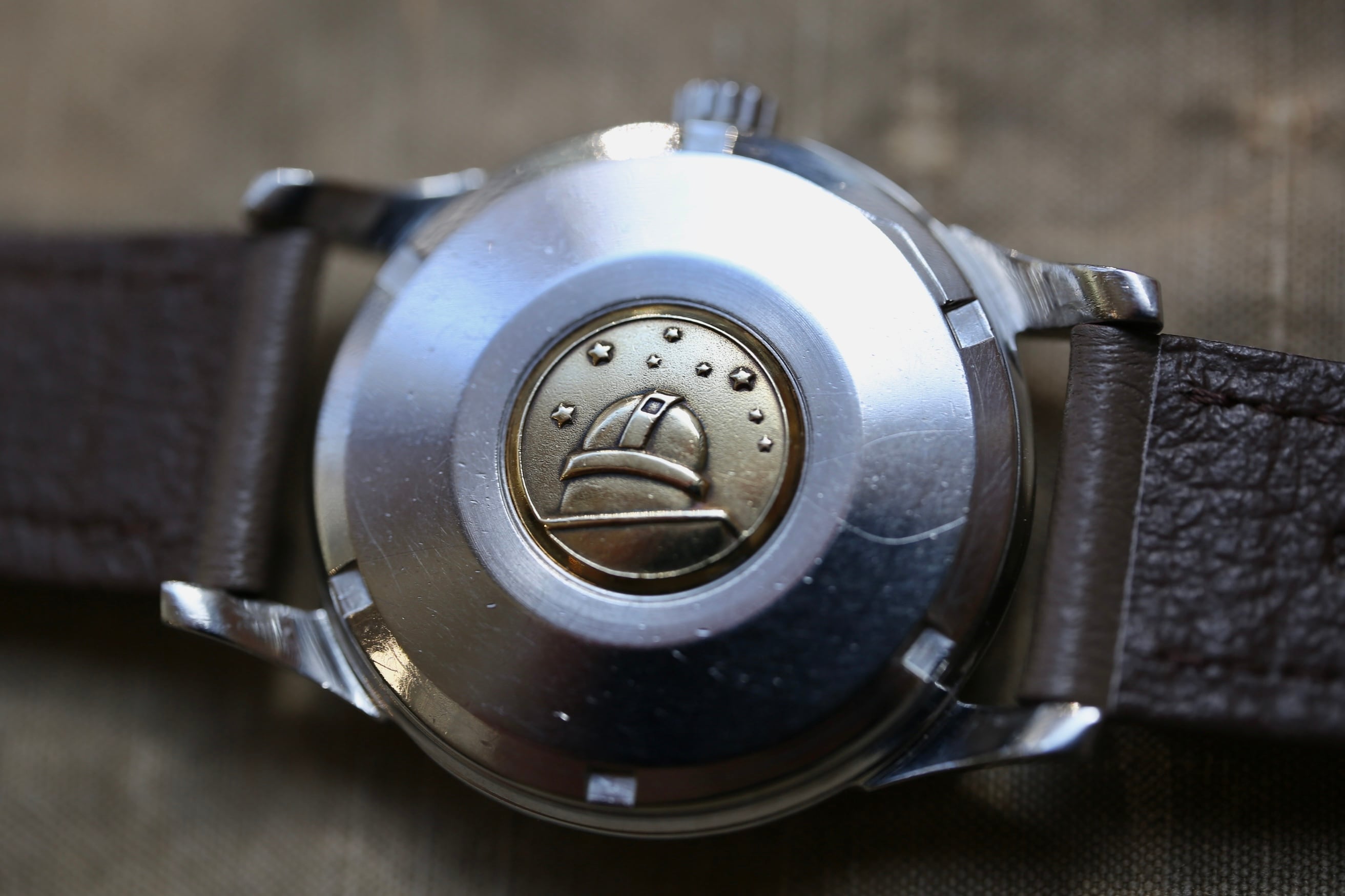 OMEGA】 1961年製 オメガ コンステレーション 12角 ”パイ皿 ” ブラウン