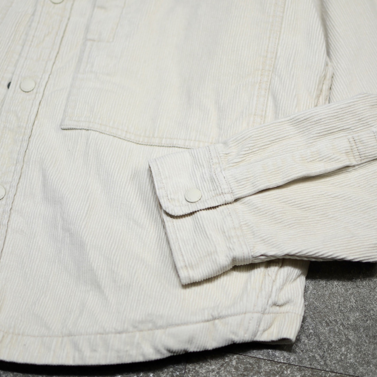 OAKLEY white corduroy shirt jacket