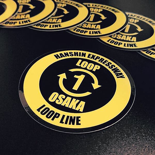 HANSHIN EXPRESSWAY STICKER - 阪神高速環状線 ステッカー / JDM