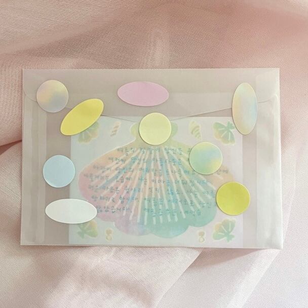 greenyeveryday】メモ帳 memopad shell | 韓国文具・雑貨 kaulcoffee