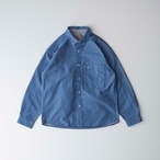 CURLY&Co./TWILL JERSEY B.D. COLLAR SHIRT