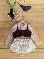韓国子供服 / BANANA J / 26Autumn / ジェニースカート / 秋服 / キッズ *XS~JS*