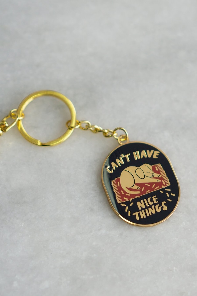 Can't Have Nice Things (Dog) Keychain キーホルダー 犬 イヌ いぬ