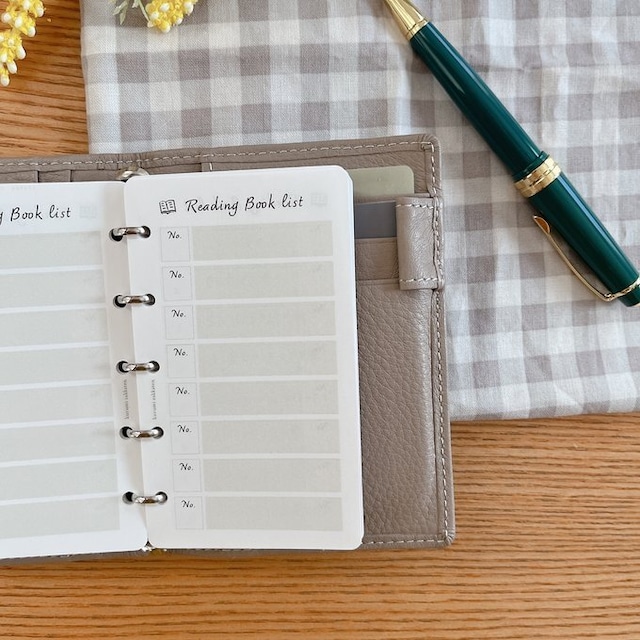 マイクロ5サイズ/読んだ本リストリフィル