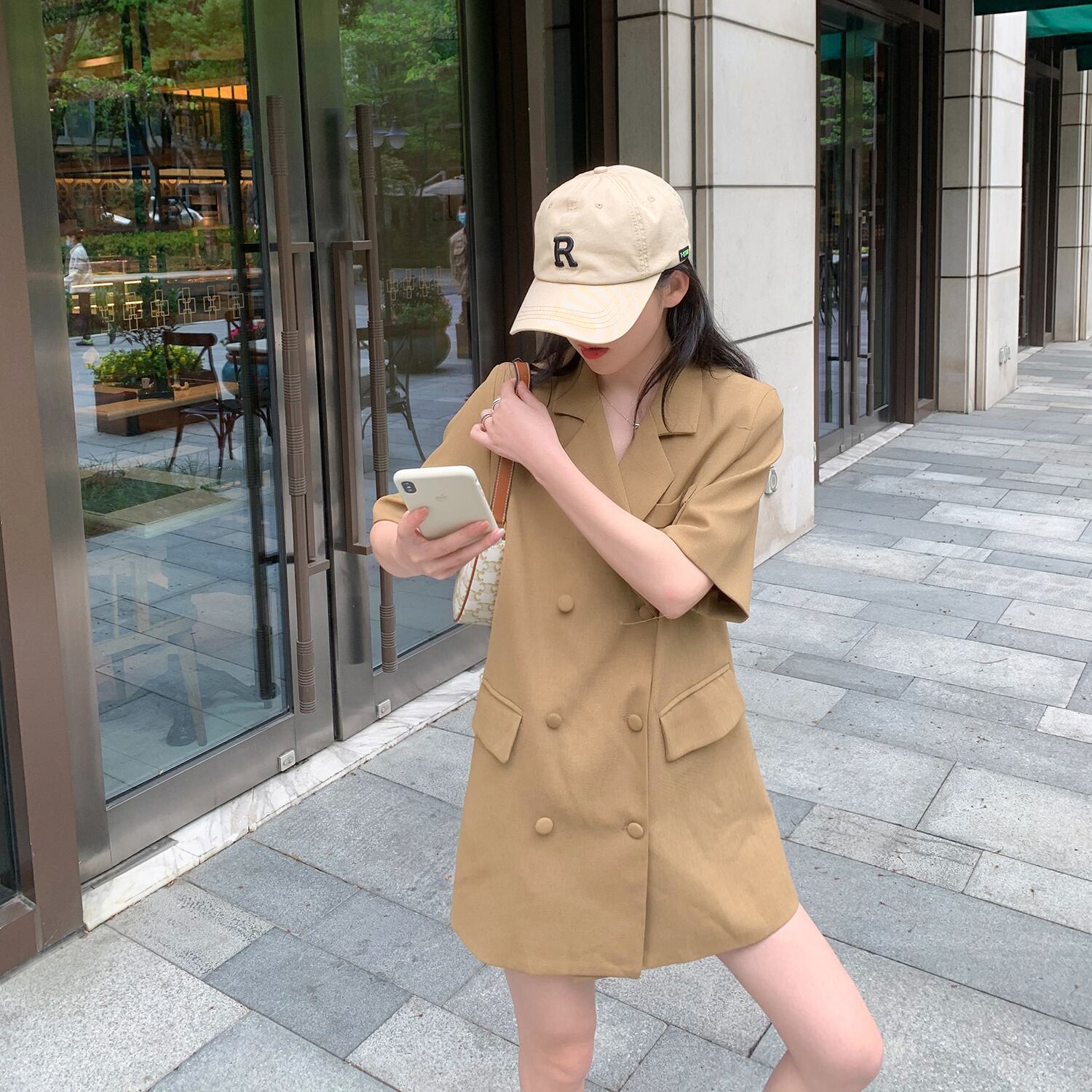 スプリングスタイルドレス スタンダードルーズスカート レトロ 春物 6Du_Shop_Women30675284700