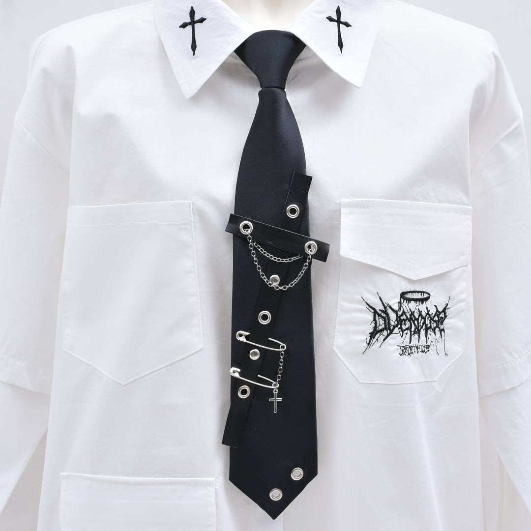 2/4新着】クロス×PIN チェーンネクタイ | VOLCAN&APHRODITE