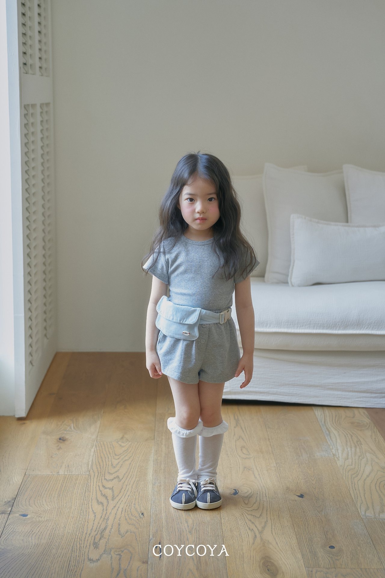 [COYCOYA] Plain short-sleeve T-shirt / [코이코야] 플레인반팔T